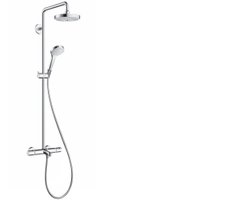 Фото Душевая система для ванны Hansgrohe Croma Select S 180 2-jet Showerpipe 27351400