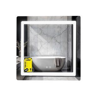 Фото Зеркало Lidz Kubis (KU2) 700х700 с LED-подсветкой Touch, с антизапотеванием, с диммером, рег. яркости LDKU70070049288