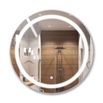Фото Зеркало Мойдодыр Sunny 60x60 с LED-подсветкой и сенсором (00-0006242)