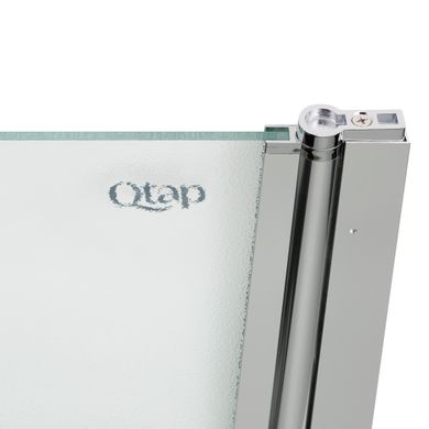 Фото Штора на ванну Qtap Standard CRM407513APR стекло Pear 6 мм, 75х130 см, правая