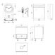Комплект меблів для ванної Qtap Robin тумба + раковина + дзеркальна шафа QT044RO42981 Фото 2 з 2