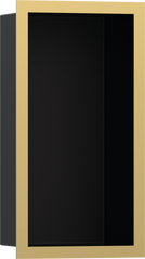 Фото Hansgrohe XtraStoris Individual MB Настенная ниша с рамкой 30х15х10см Polished Gold Optic (56095990)