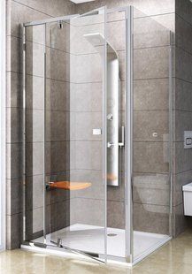 Фото Душові двері Ravak PDOP 2-110 Satin Transparent 03GD0U00Z1