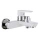 Змішувач для ванни Imprese BRECLAV, хром/білий, 35 мм (10245W) Фото 1 з 4