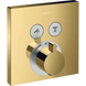 Термостат скрытого монтажа Hansgrohe ShowerSelect на 2 клавиши Polished Gold Optic (15763990) Фото 1 из 2