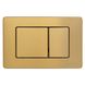 Кнопка змиву Imprese i7112 (i7112SG), нерж сталь, золото сатин Фото 1 з 3