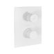 Термостат для душу на 2 споживача Paffoni Light білий матовий (LIQ518BO/M) Фото 1 з 2