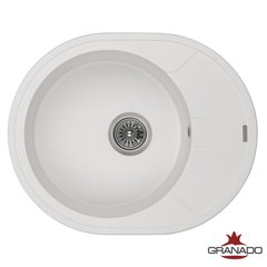 Фото Кухонна мийка гранітна Granado Marbella White 620x500