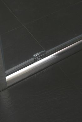Фото Двері в нішу Eger 599-150-90 (h) розпашні, 90x195 см, профіль хром, скло прозоре