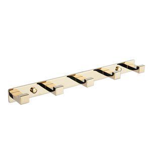 Фото Крючок для полотенец VBI QUADRO GOLD пятерной (VBI-049705GL)