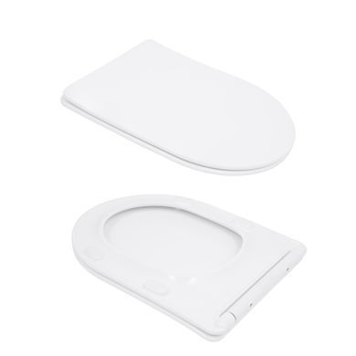 Фото Унітаз підлоговий Qtap Leo Ultra Quiet 620&times;355&times;790 мм з сидінням Soft-close, White QTLEO27W49261