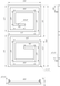 Полотенцесушитель Genesis-Aqua Labyrinth 100x53 см Фото 2 из 2