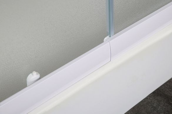 Фото Квадратна душова кабіна Eger Vi'z регульований білий профіль (599-005/1)