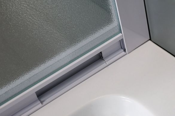 Фото Квадратна душова кабіна Eger Vi'z регульований білий профіль (599-005/1)