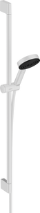 Фото Душевой набор Hansgrohe Pulsify Select Relaxation 105 3jet 90 см EcoSmart Matt White (24171700)