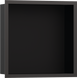 Hansgrohe XtraStoris Individual MB Настенная ниша с рамкой 30х30х10см Brushed Black Chrome (56098340) Фото 1 из 6