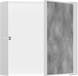 Hansgrohe XtraStoris Rock Настінна ніша з дверцятами 30х30х10см Matt White (56085700) Фото 1 з 2