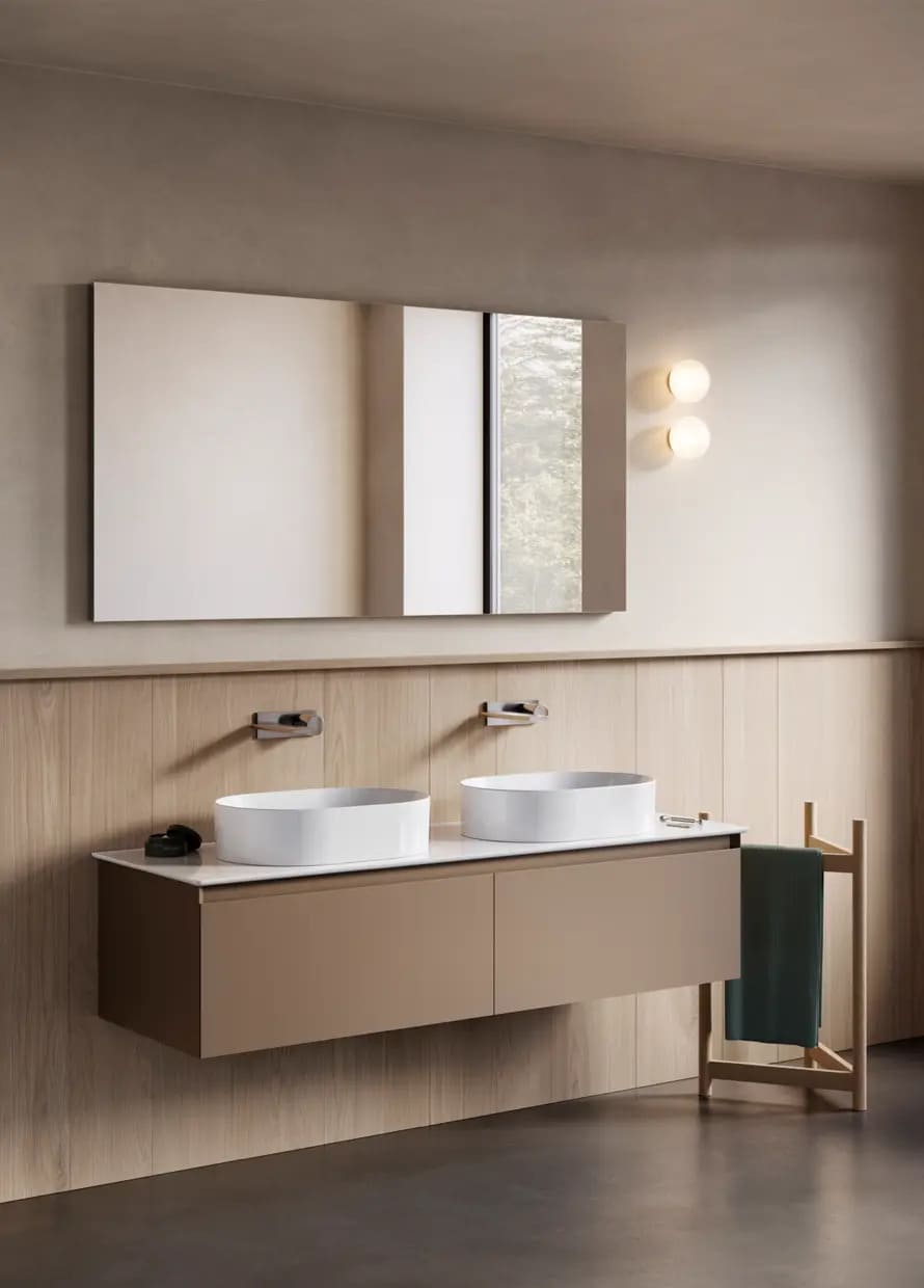 Керамічна стільниця Catalano Ceramic Top з накладним умивальником Zero